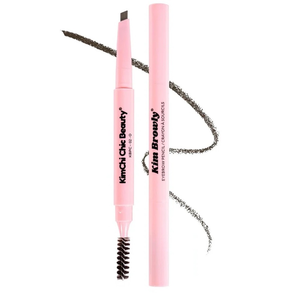 KimChi Chic Beauty Ash Brown Kim Browly Eyebrow Pencil- cool tone, dark brown